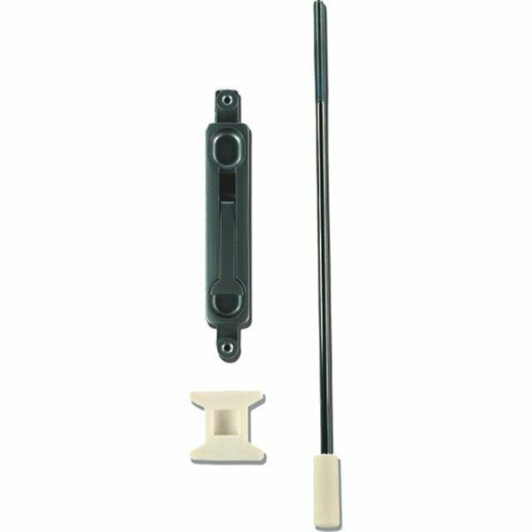 Global Door Controls 15 in. Mortise Flush Bolt with 7/8 in. Rod Extension in Duronodic TH1100-FB2-DU